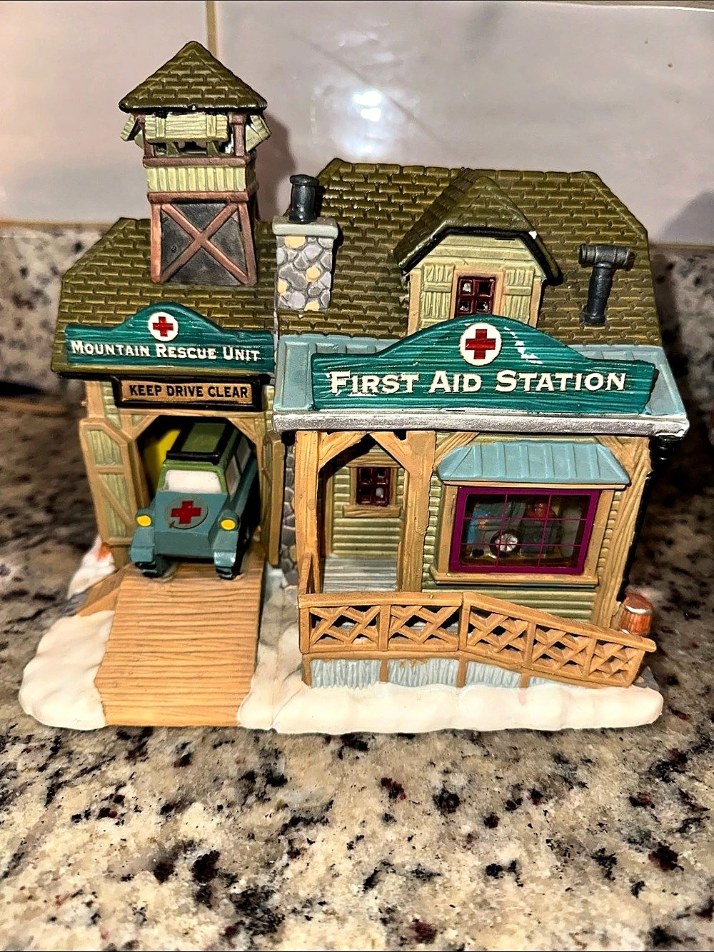 Miniature First Aid Station Decor
